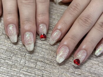 デコ 武蔵小山店(DECO)/ラメワンカラー＋パーツ♪