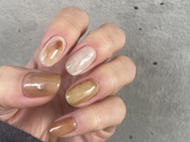 シンプルニュアンスネイル