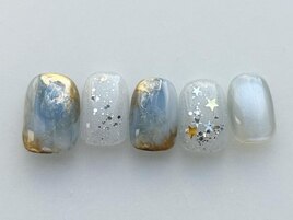 星ホロブルーネイル