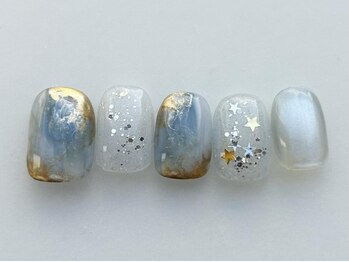 星ホロブルーネイル