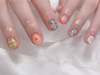 シェリーラメール 渋谷(cherielamer)/ハートネイル