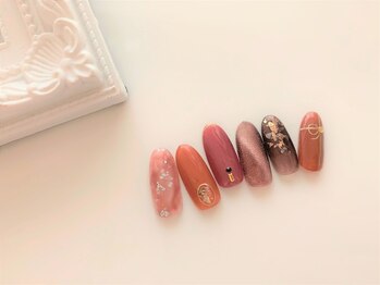 ネイルサロン アミ(Amie)/秋冬オススメ☆シンプルアート