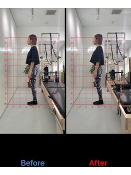 ピラティスエルエー(pilates LA)/たった1回のビフォーアフター