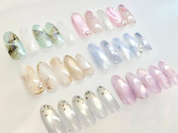 ローズデール アベイユ(ROSEDALE Abeille)の写真/予算や好みに合わせて選べる定額メニューで理想の爪先へ☆秋のネイルデザイン豊富♪爪に優しいパラジェル有