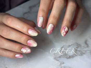 クリーク(CREEK)/桃ネイルしずくマグネット