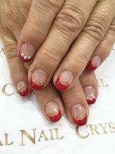 クリスタルネイル ボンベルタ橘店(CRYSTAL NAIL)/フレンチネイル