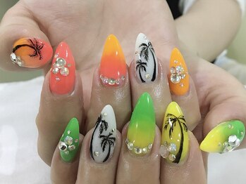 ネイビー(Naivy)/スカルプ つけ放題 ネオン