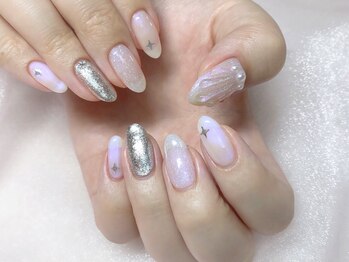 アルティノ ネイル ガーデン(altino nail garden)/マーメイド×うるうる×シェル