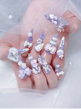 ラヴィアン 名古屋大須店(La vie en)/紫女児ネイル