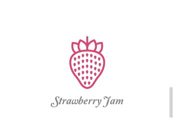 ストロベリージャム(Strawberry Jam)/ロゴ♪