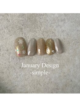 エトワールネイル 高崎筑縄町店(Etoile nail)/25年1月シンプルハンド定額