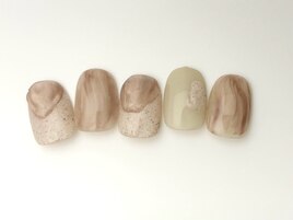 Cコース6500円ニュアンスネイル