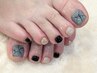 【Jr.Nailist】 Foot 親指アート＋他の指ワンカラー(2色まで◎)￥6050♪