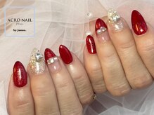 アクロネイルプラス 吉塚店(ACRO NAIL Plus)/大人気！♪ボルドーデザイン