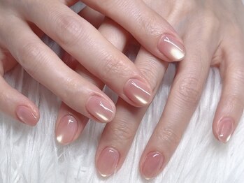 ナチュラルネイル(Natural Nail)の写真/＼褒められネイルに！／丁寧な施術で大人女性の上品で艶々な美フォルムネイルが大人気です♪