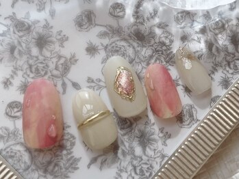 ノット 末広店(Knot)の写真/「私の爪でも可愛くなれる？」そんな不安に寄り添う♪自爪を育む専門技術で、理想のフォルムと艶を叶える★