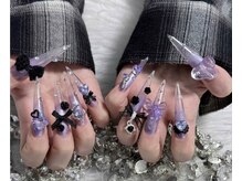 リナネイルサロン 池袋(Lina nail salon)の雰囲気(パーツの種類沢山ご用意しております【リボン/クロム/持ち込み】)