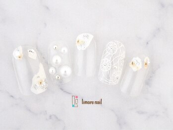 リモアネイル(limore nail)/ホワイトアート☆