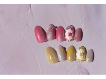 ブリオン 六本松店(Bullion)/トロピカルフラワーネイル