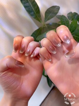 エム ネイルサロン(M)/マグネットフレンチ