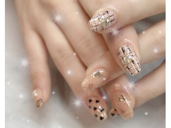 エクラ(eclat)/ツイード×ミラーハート