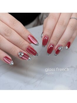 エンズネイル(O’s nail)/ガラスフレンチネイル