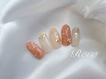 ネイルアンドアイラッシュ ロコ(ROCO)/ブライダル上品エレガントネイル