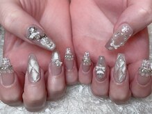 レアネイル 新宿(le'a nail)/クリスマスツリーデザイン