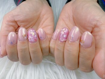 マンディーズ(MandY's)の写真/お客様1人ひとりの”可愛い”をぎゅっと詰め込んだ指先に♪人気No.1《持ち込みdesign¥8800》パラジェル導入