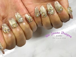 【自爪ネイル】キラキラネイル