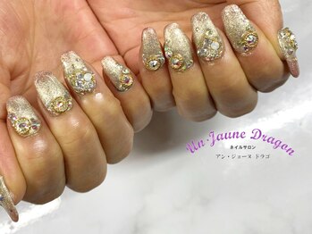 アン ジョーヌドラゴ/【自爪ネイル】キラキラネイル