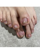 ヴィヴィアンビューティ ネイルアンドアイ Viviean Beauty Nail & Eye/もやもやフットネイル