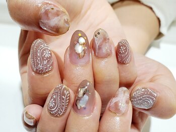 ケー フレーバー ネイル(K flavor nail)/デザインやり放題150分　¥12980