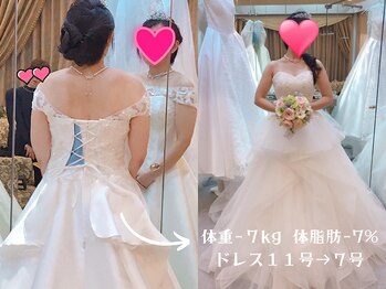 ブリリオ 川口店(Brillio)/体重-7kg 体脂肪も-7%ダウン