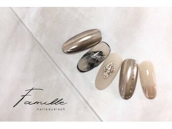 ファミーユ 池袋東口店(Famille)/長さ出し&選べるデザインLコース