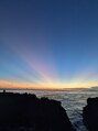 アイマジックピュア 一番町店(EYE MAJIC pure)&nbsp;旅行は自然が多いところが好き！写真は、三宅島の夕日です(^^)