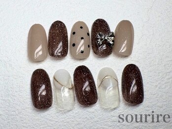 スリール(sourire by PRESS NAIL&EYELASH)の写真/[写真:¥5900]何度でも同価格☆完全定額制・時短サロン◆【オフ込!定額¥4900/¥5900/¥6900(フットは+¥1000)】