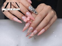 ゼン ネイル デザイン 池袋(ZEN NAIL DESIGN)/長さだしやり放題×つけ放題