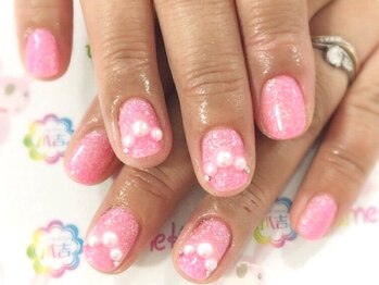 ネイルサロン 爪吉/新色のラメが最高PINKカラー☆