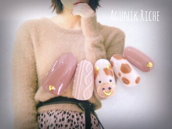 アグニークリッシェ(Agunik Riche)/【丑年ネイル】