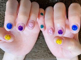 ニコちゃんネイル