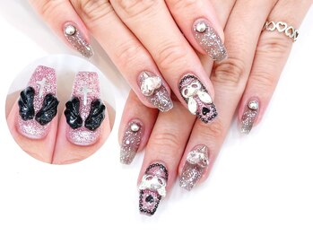 ネイルコレクション ピンク(Nail Collection Pink)/ジェル定額￥8990☆地雷：猫