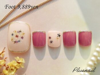 プラスネイル 銀座中央通り店(PLUS NAIL)/【1635】定額9,889円ガーリー