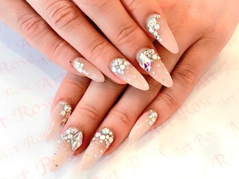 ネイルサロンアンドネイルスクールアートローズ 町田店(Art Rose)/キラキラネイル