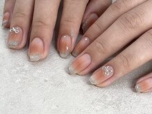 ネイルアンドアイラッシュ ラビ(Nail&Eyelash Ravi)/チーク×マグネットフレンチ