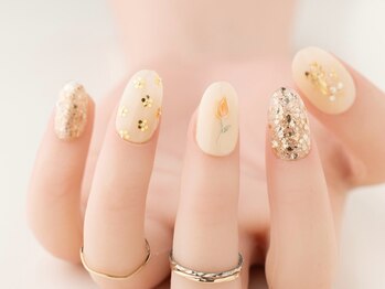 エムスラッシュネイル 本牧店(M SLASH)/フラワーネイル