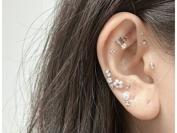 ケセラ アイラッシュデザインサロン(que sera eyelashdesign salon)/ブライダル仕様耳ツボジュエリー