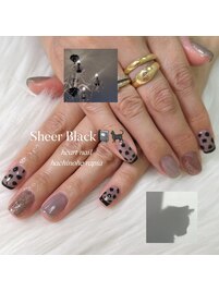 シアーブラックネイル