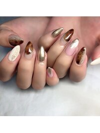 お洒落秋ネイル