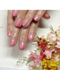 秋のグラデーションネイル